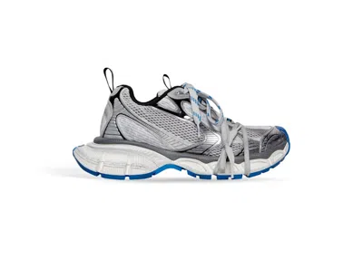 Pre-owned Balenciaga Men's  3xl Sneakers In Grey/white/blue