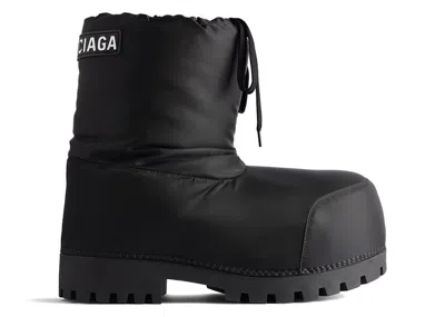 Pre-owned Balenciaga Men's  Alaska Low Boot Sneakers In Black