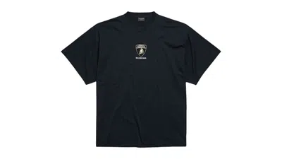 Pre-owned Balenciaga Men's  Automobil Lamborghini Oversized Tee Shirt In Faded