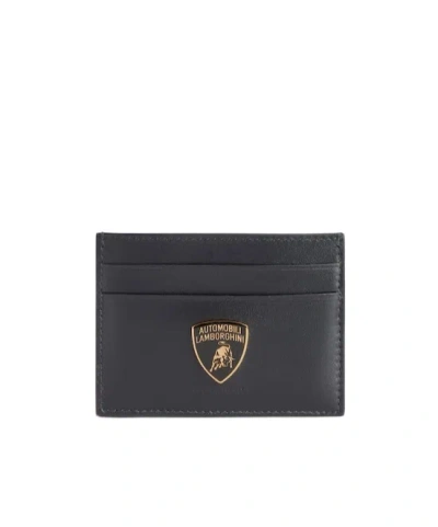 Balenciaga Men's   Automobili Lamborghini Card Holder  In Black