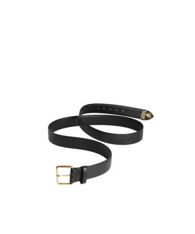 Balenciaga Men's   Automobili Lamborghini Classic Belt  In Black