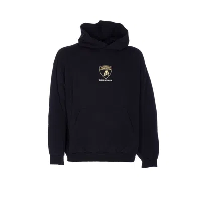 Balenciaga Automobili Lamborghini Hoodie In Black