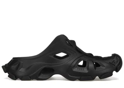 Pre-owned Balenciaga Men's  Hd Mule Rubber Sneakers In Black