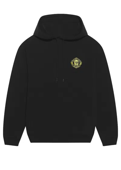 Pre-owned Balenciaga Men's  Quest Medium Fit Hoodie In Black