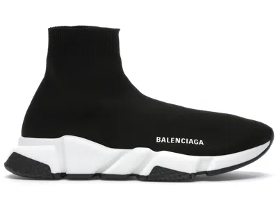 Pre-owned Balenciaga Men's  Speed Knit High (2019) Sneakers In Black