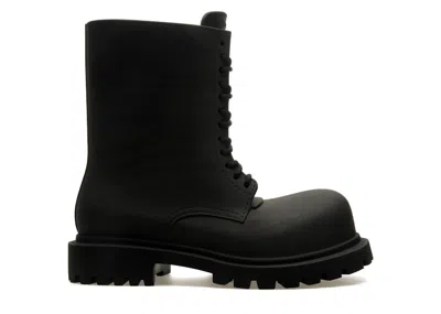 Pre-owned Balenciaga Men's  Steroid Boot Sneakers In Black