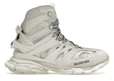 Pre-owned Balenciaga Men's  Track Hike Sneakers In White/black In Multi