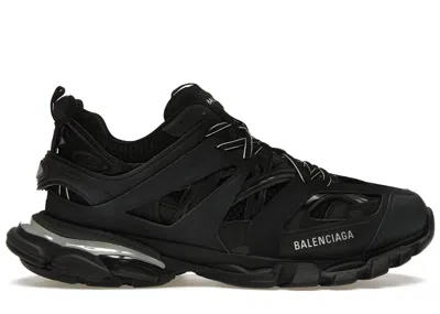 Pre-owned Balenciaga Men's  Track Led Sneakers In Black