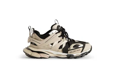 Pre-owned Balenciaga Men's  Track Sneakers In Beige/black