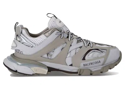 Pre-owned Balenciaga Men's  Track Sneakers In Grey/taupe