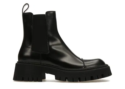 Pre-owned Balenciaga Men's  Tractor 20mm Boot Sneakers In Black