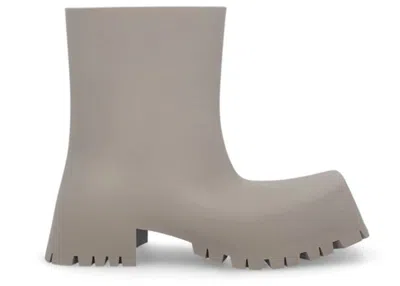 Pre-owned Balenciaga Men's  Trooper Rubber Boot Sneakers In Beige In Sand