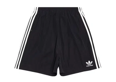 Pre-owned Balenciaga Men's  X Adidas Large Shorts In Black