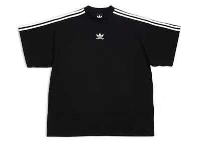 Pre-owned Balenciaga Men's  X Adidas Oversized T-shirt In Black