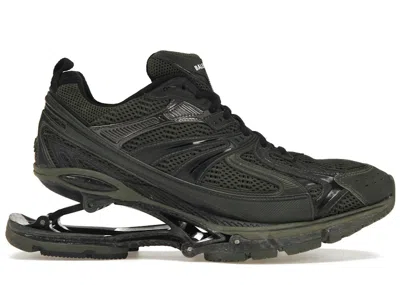 Pre-owned Balenciaga Men's  Xpander Sneakers In Green Black In Multi