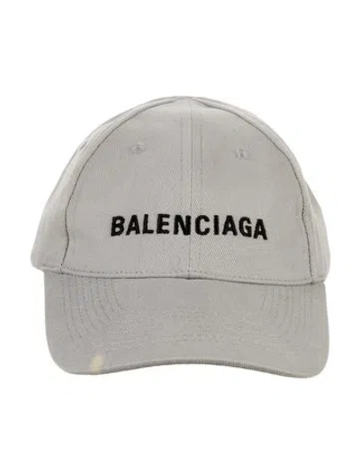 Pre-owned Balenciaga Men's Baseball Cap In Gray