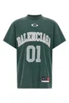 Balenciaga Graphic Print Basketball Short Sleeve T-shirt In Green