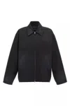 Balenciaga Bb Garderobe Embroidered Zipped Jacket In Black