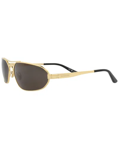 Balenciaga Men's Bb0227s 71mm Sunglasses In Gold