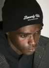 Balenciaga Men Beverly Hills Beanie Hat In Black | ModeSens