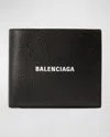 Balenciaga Square Billfold Wallet In Black