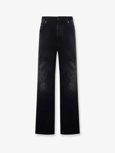 Balenciaga Men Black Denim Jeans
