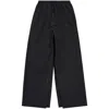 Balenciaga Men's Black Double Front Pants In Black