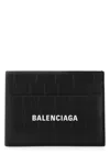 Balenciaga Cash Card Holder In Black