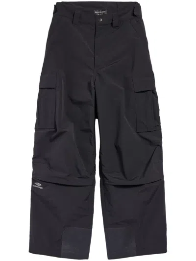 Balenciaga Men's Black Ski Cargo Pants