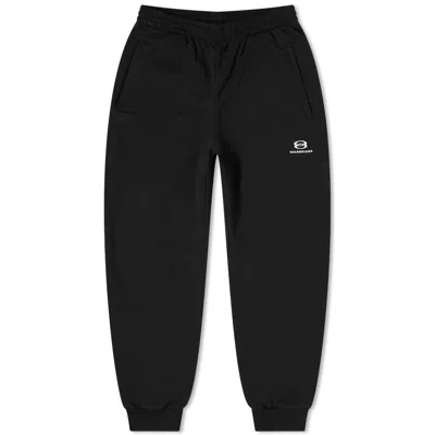 Balenciaga Men's Black Slim Track Pants For Fw23