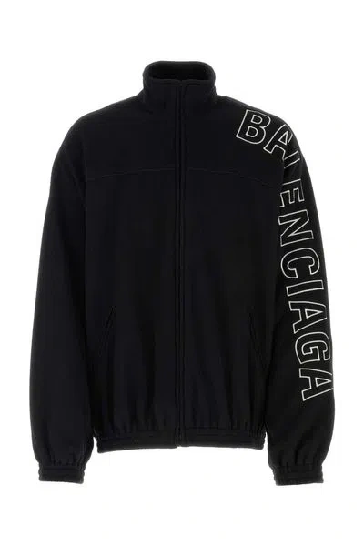 Balenciaga Men's Black Tracksuit Jacket For Fw23