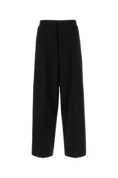 BALENCIAGA BALENCIAGA MEN BLACK WOOL PANT