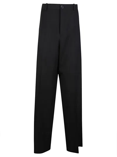 Balenciaga Men's Black Wool Trousers For Fw23