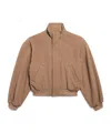 Balenciaga Men's Blouson In Camel In Brown