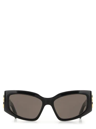 Balenciaga Men Bossy Cat Sunglasses In Black