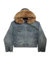 Balenciaga Men's Boxy Jacket In Blue In Blue