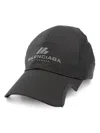 Balenciaga Logo-print Drill Baseball Cap In Multicolor