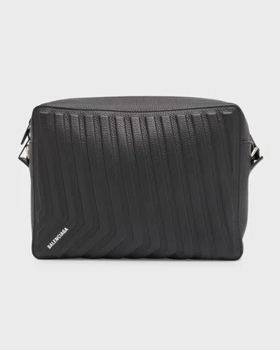 Balenciaga Car Leather Camera Bag In Black | ModeSens