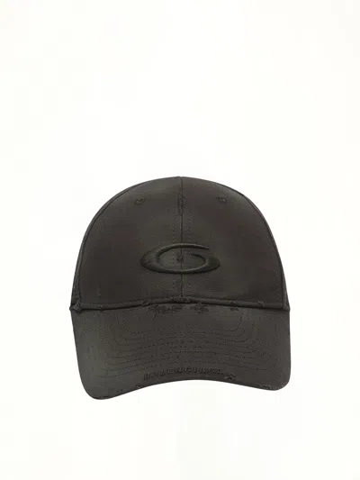 Balenciaga Men's Cargo Cap In Black