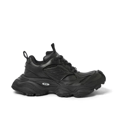 Balenciaga Men's Cargo Sneakers In Black