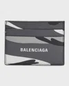 BALENCIAGA MEN'S CASH CARD HOLDER CAMO PRINT