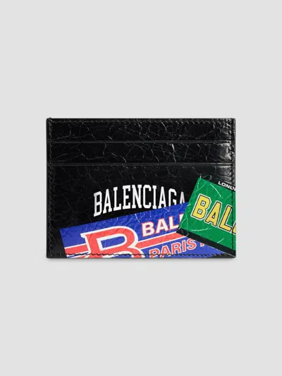 Balenciaga Men's Cash Card Holder In Neutral