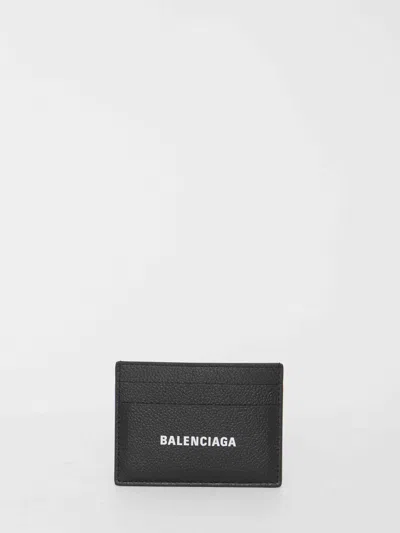 Balenciaga Men Cash Cardholder In Black