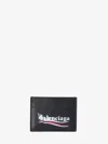 Balenciaga Leather Credit Card Case In Black
