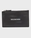 BALENCIAGA MEN'S CASH LARGE LONG COIN AND CARD HOLDER USED EFFECT