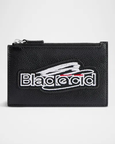 BALENCIAGA MEN'S CASH LONG COIN CARD HOLDER