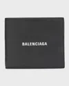 BALENCIAGA MEN'S CASH SQUARE FOLDED COIN WALLET USED EFFECT