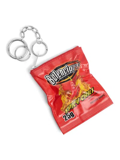 Balenciaga Men's Charm / Keychain Chips In Multi