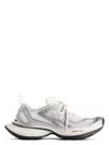 Balenciaga White And Silver Sneaker Circuit In White