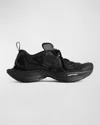 Balenciaga Black Mesh And Rubber Circuit Sneakers In Black